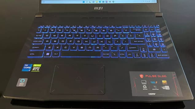 Клавиатура, подсветка и тачпад MSI Pulse GL66 (2022)