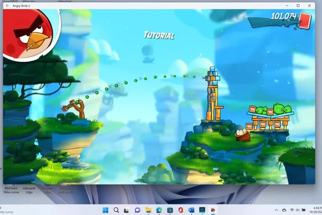 Angry Birds 2 на Surface Pro 9 5G