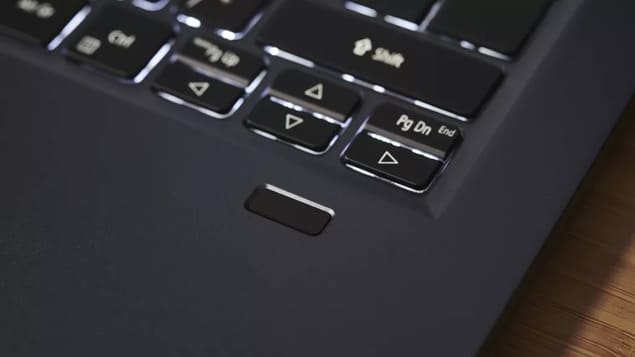 Сканер отпечатков пальцев Acer Swift 3X