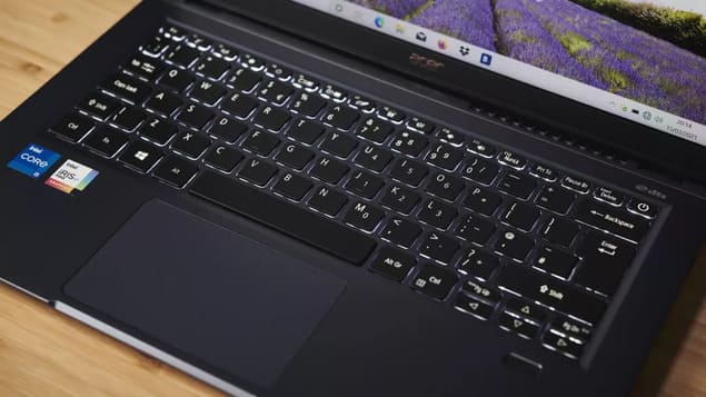 Клавиатура и тачпад Acer Swift 3X
