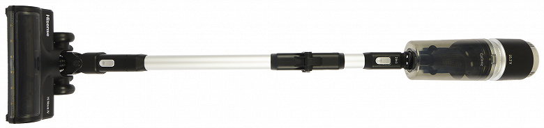 Вертикальный аккумуляторный пылесос Hisense HVC6264BK с подсветкой рабочей зоны и складной трубкой