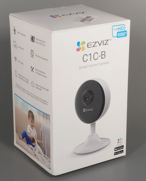 IP-камера Ezviz C1C-B: миниатюрный домашний наблюдатель без изысков