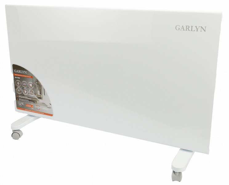 Конвекторный обогреватель Garlyn KH-1500: регулировка со смартфона, установка таймера и настройка графика работы