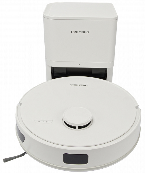 Робот-пылесос Redmond («Редмонд») VR1326S: компактная модель со станцией для сброса мусора